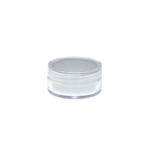 Plastikdose mit weissem Silikoneinsatz 10 ml, PACKUNG 50 Stk
