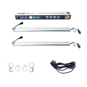 GENT G-LED 26 W Linkable x2, für Wachstum 6500 K, inklusive Netzkabel