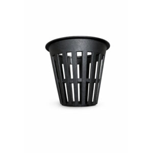 Hydrokultur-Korb, Durchmesser 5 cm (2″), gerippt, schwarz