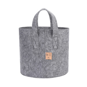 Dirt Bag Grey Stoff Topf (Topf aus 100% recyceltem Stoff) - 16 l