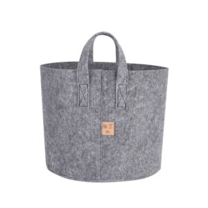 Dirt Bag Grey Stoff Topf (Topf aus 100% recyceltem Stoff) - 22 l