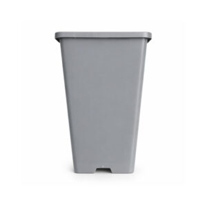 Blumentopf aus Plastik, viereckig 11x11x19 cm - 1,65 l - grau