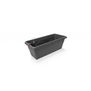 Selbstbewässernder Blumentopf Extra Line SMART, Länge 40 cm Anthrazit