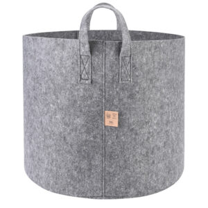 Dirt Bag Grey Stoff Topf (Topf aus 100% recyceltem Stoff) - 56 l