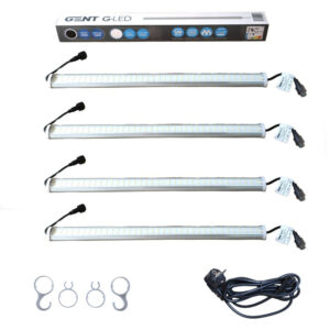 GENT G-LED 26 W Linkable x4, für Wachstum 6500 K, inklusive Netzkabel