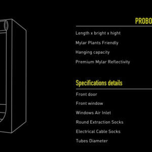 Garden HighPro ProBox EcoPro 80H – Growbox 80 × 80 × 180 cm